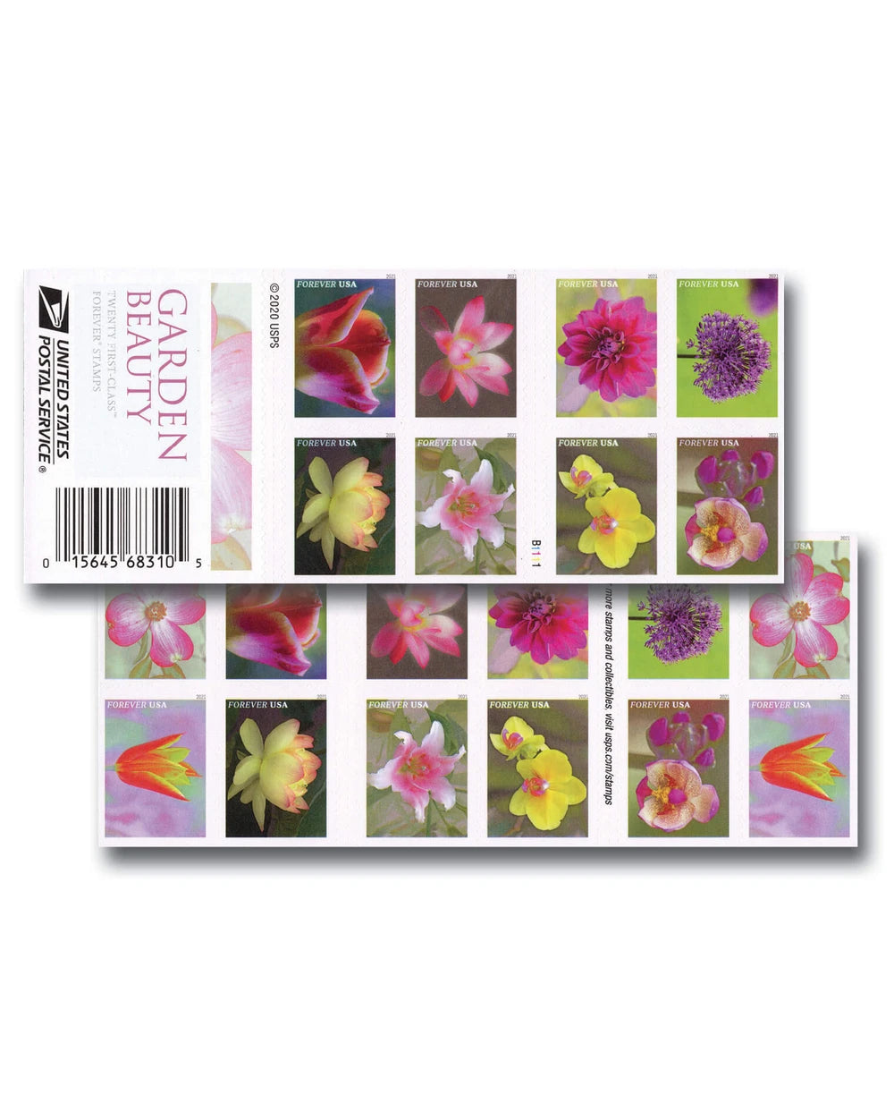 USPS Garden Beauty (2020) Forever® Stamps – Sheet/Booklet of 20